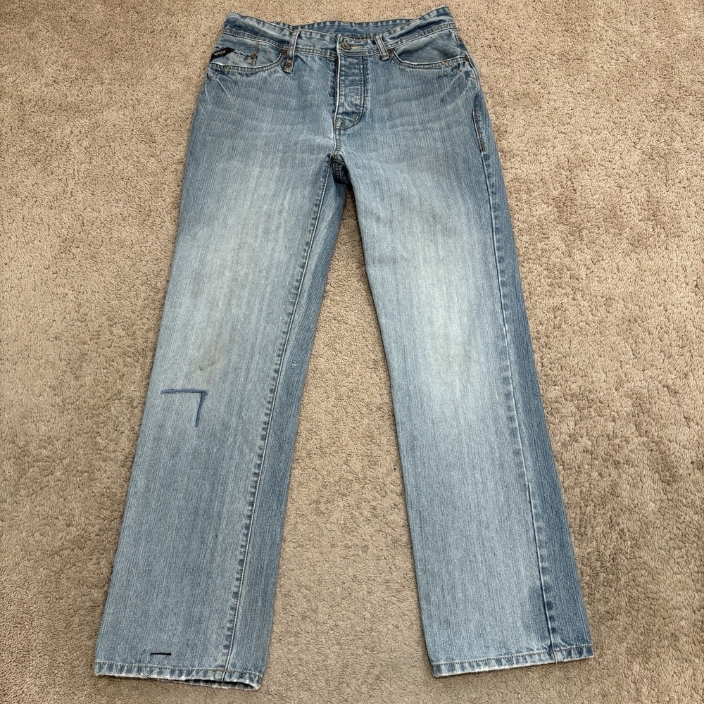 Vintage Enyce Jeans Mens 32x32 Blue Straight Leg Baggy Loose Fit Skater Y2K